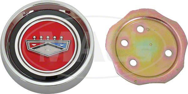 Ecklers 1967 Mustang 14 x 5-1/2 Styled Steel Wheel, Black