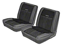 1966-67 Ford Bucket Seat Upholstery, Set, Front & Rear, Futura, Hardtop, Sedan, Falcon