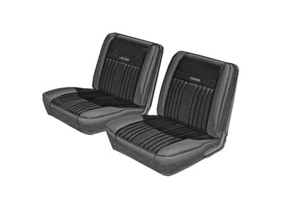 1966-67 Ford Bucket Seat Upholstery, Set, Front & Rear, Futura, Hardtop, Sedan, Falcon