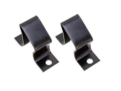 1966-69 Fairlane-Torino-Ranchero Rear Seat Base Retainer Brackets 2pcs