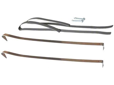 OPR 1966-70 Full Size Ford & Mercury 25-Gallon Gas Tank Strap Set; 23.50-Inches Long