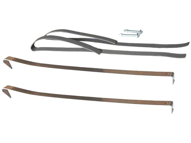 1966-70 Full Size Ford & Mercury 25-Gallon Gas Tank Strap Set; 23.50-Inches Long