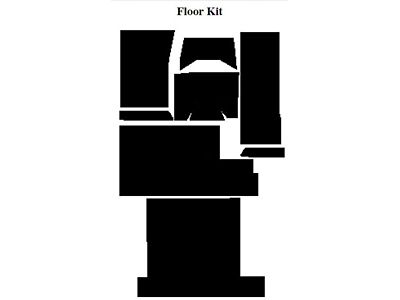 1966-77 Ford Bronco AcoustiSHIELD, Floor Insulation Kit, Full Cab