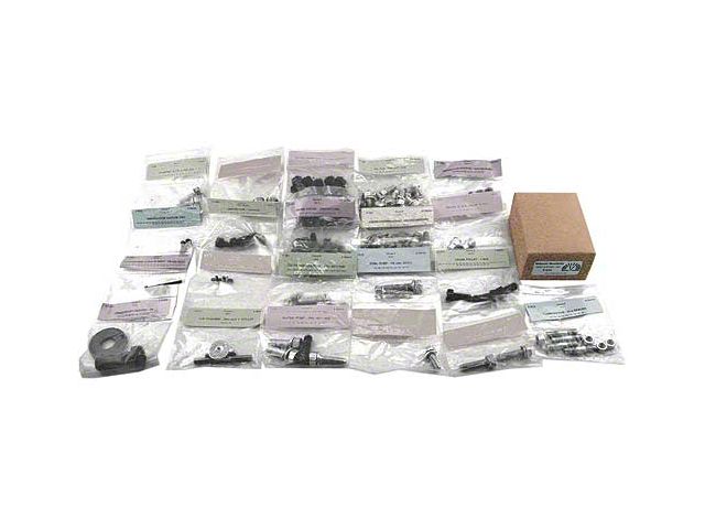 1966-77 Ford Bronco Body Hardware Kit, Indented Hex Head