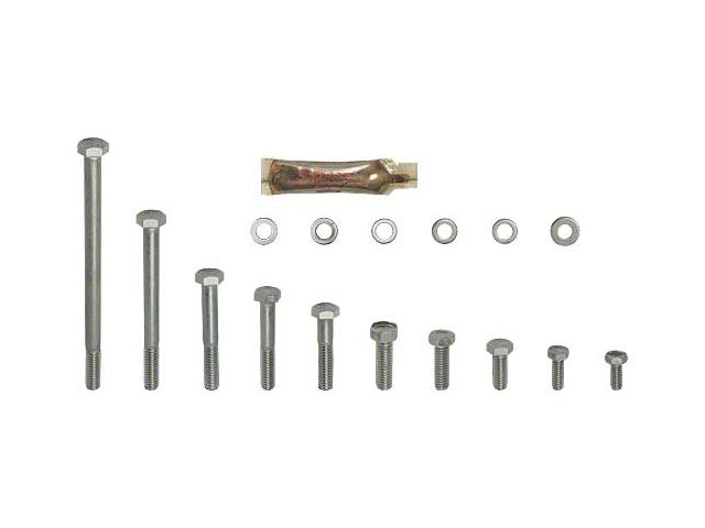 1966-77 Ford Bronco Engine Hardware Kit, 289-302 V8-Stock Valve Covers