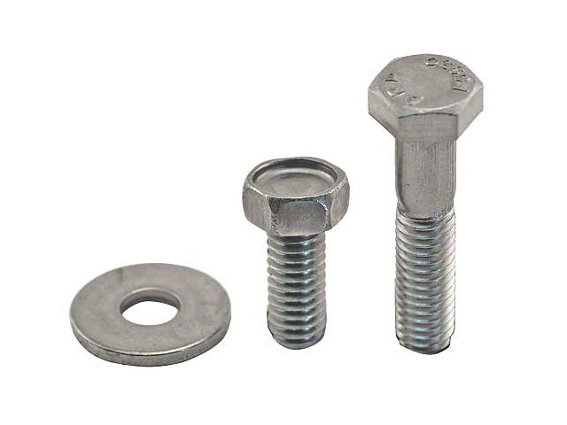 1966-77 Ford Bronco Rear Seat Bolt Kit, 16 Pieces