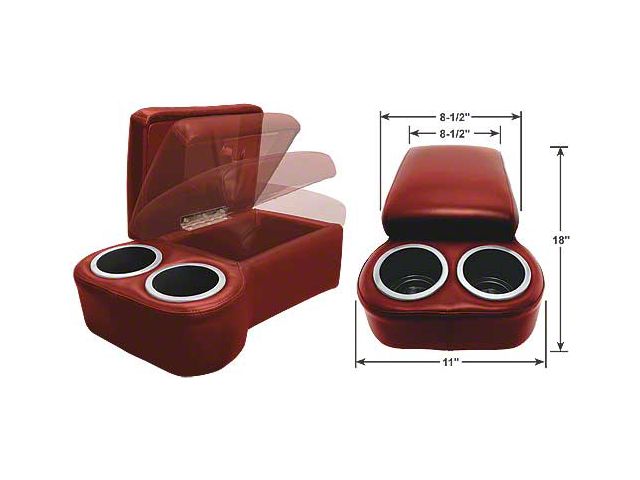 Bc Seat Cruiser Console- Maroon