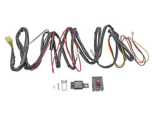 Fog Light Wiring Harness Kit/ 12 Volt/ Incl Switch