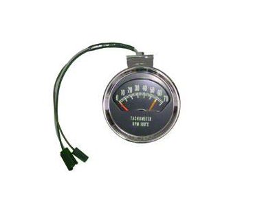 1966 Chevelle Tachometer, 5200 RPM Red Line