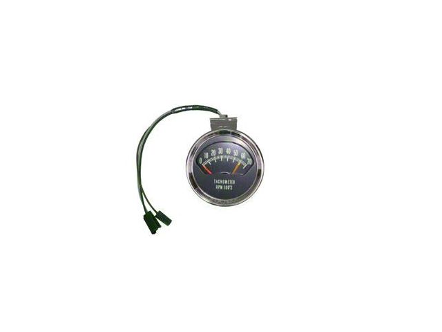 1966 Chevelle Tachometer, 5200 RPM Red Line
