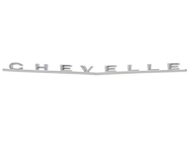 1966 Chevelle Trunk Emblem, Chevelle, For Cars With Malibu Trim