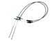 1966 Chevy GMC Truck Parking Brake Cable,Rear,Longbed,3/4 Ton,4WD,Stainless