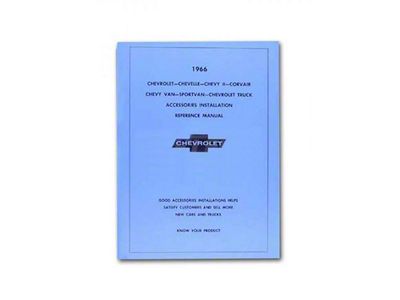 1966 Chevy Truck Accessories Installation Manual