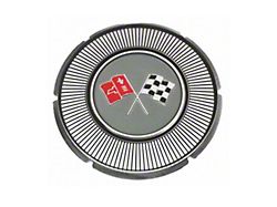 Gas Door Insert Emblem (1966 Corvette C2)