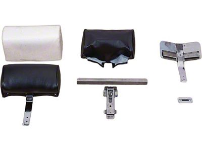 1966 Corvette Leather Headrest Assemblies