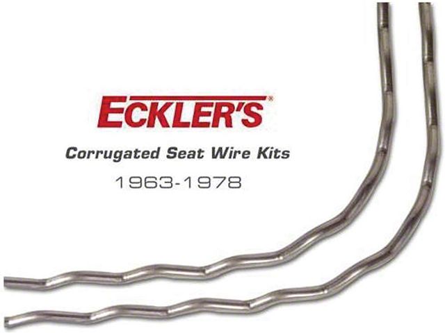 CA 1966 Corvette Seat Wire Kit Corrugated 4-Piece