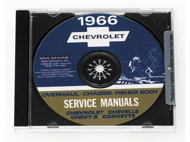 1966 Full Size Chevy Overhaul/Chassis/Body Service Manuals (CD-ROM)