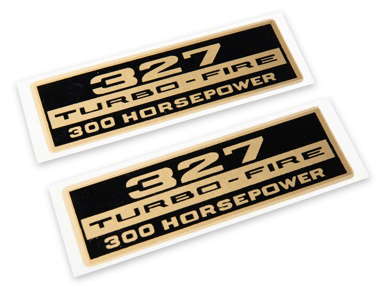 Ecklers Valve Cover Decals 327ci/300hp (1966 Corvette C2)
