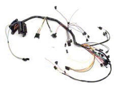 1966 El Camino Dash Harness, With Console Shift, Warning Lights And Air Conditioning