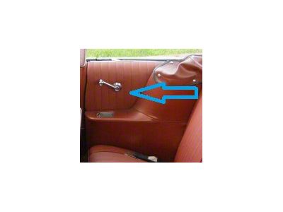 1966 Ford Galaxie Quarter Trim Panel Emberglow (500XL Models Only)