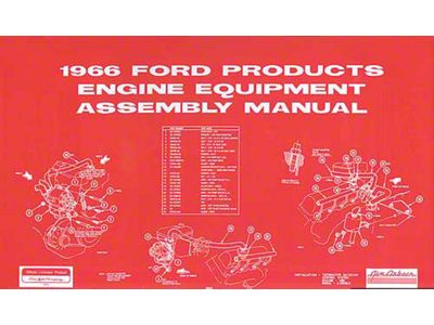 1966 Ford Products Engine Equipment Assembly Manual, 157 Pages