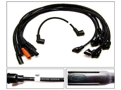 1966 Ford Ranchero & Mercury Comet Spark Plug Wire Set - Reproduction - 390 & 428 V8