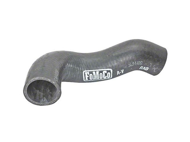 1966 Ford Thunderbird Radiator Hose, Upper, With Original Script, For 17 high radiator