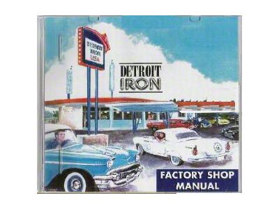 1966 Ford and Mercury Car Shop Manual CD - Comet, Falcon, Fairlane and Mustang - For Windows Operating Systems Only