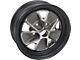 1966 Mustang 14 x 5 Styled Steel Wheel, Black Painted Rim with Chrome Center