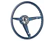 1966 Mustang 3-Spoke Steering Wheel, Blue