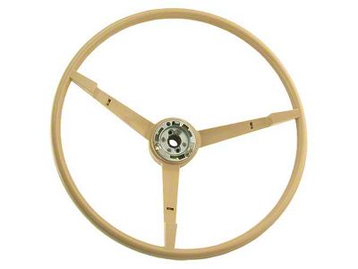 1966 Mustang 3-Spoke Steering Wheel, Parchment