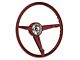 1966 Mustang 3-Spoke Steering Wheel, Red
