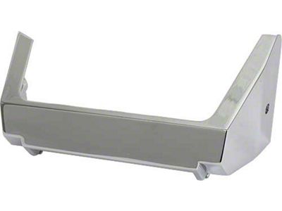 1966 Mustang Console Front End Cap for Cars with A/C, Die Cast Zinc with Chrome Finish