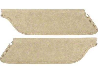 1966 Mustang Convertible Sun Visors, Parchment