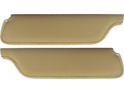 1966 Mustang Coupe or Fastback Sun Visors, Parchment