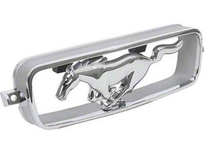 Scott Drake 1966 Mustang Grille Ornament for Cars with Fog Lamps