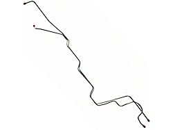 1966 Mustang OEM Steel C4 Transmission Cooler Line Set, V8 (C4 Trans/289 V8)