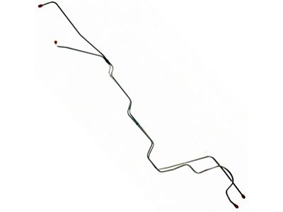 1966 Mustang OEM Steel C4 Transmission Cooler Line Set, V8 (C4 Trans/289 V8)