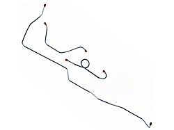 1966 Mustang OEM Steel Power Front Drum Brake Line Kit, 3-Piece (Power Front Drum Brakes)