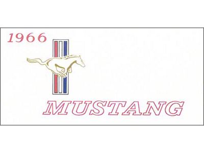 1966 Mustang Owners Manual