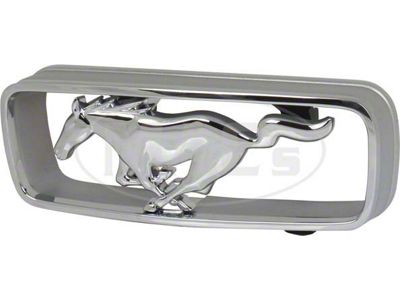 Scott Drake 1966 Mustang Running Pony Grille Ornament for Cars without Fog Lamps