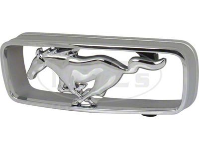 1966 Mustang Running Pony Grille Ornament for Cars without Fog Lamps