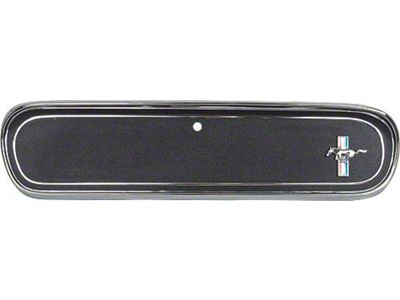 Flat-Style Glove Door Box; Black (65-66 Mustang)