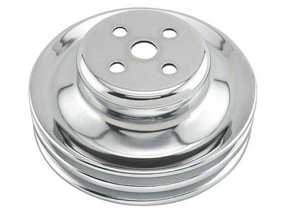 1966 Ford Thunderbird Water Pump Pulley, Double Groove, 5-7/8 OD, 390 & 428 V8 Without A/C & Without Therm Smog Pump