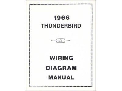 1966 Thunderbird Wiring Diagram Manual, 20 Pages