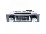 Custom Autosound USA-740 Series Radio with Bluetooth; Black Bezel (67-68 Camaro)