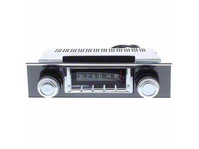 Custom Autosound 740 Radio,With Black Bezel,67-68