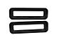 Billet Aluminum Taillight Bezels - Matte Black (67-68 Camaro)