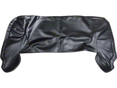 Convertible Top Boot; Black Vinyl (67-68 Galaxie Convertible, LTD Convertible)