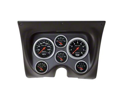 1967-1968 Camro 6 Gauge Direct-Fit Dash Kit Sport Comp